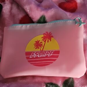 ipsy Pink Escape Cosmetic Bag